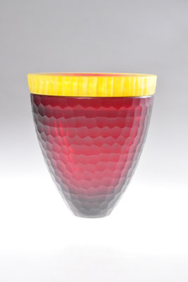 Gabriele Küstner, Fusing, Mosaikglas, Mosaicglass, Studioglas, Schliff, Schale, Teller, Rainbow, Regenbogen, Staatspreis