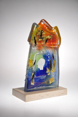 Susanne & Ulrich Precht, Studioglas, geblasenes Glas, Sandguss, Lauscha, Thüringer Wald, Burg Giebichenstein, Kunsthandwerk, Glaskunst