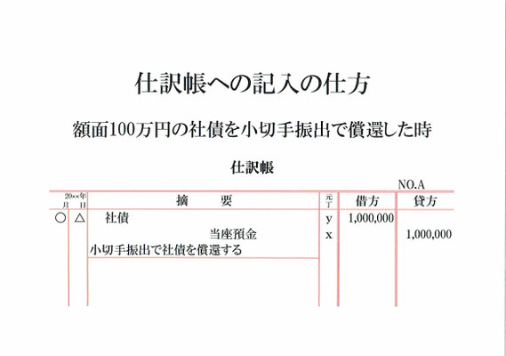 仕訳帳(社債･当座預金)