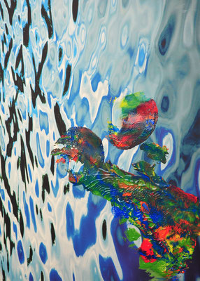 ARTwork: Andreas Ender (AT) | SELECTed . 14 - BODYpainting - Transfer Druck | Leinwand: 50x70x4cm 1.597,00€