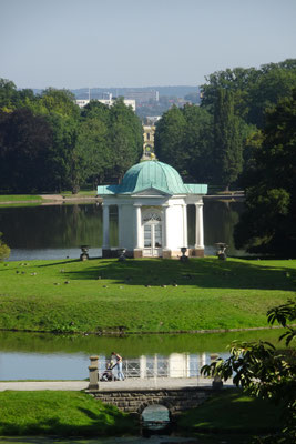 parc Karlsaue Cassel île aux fleurs