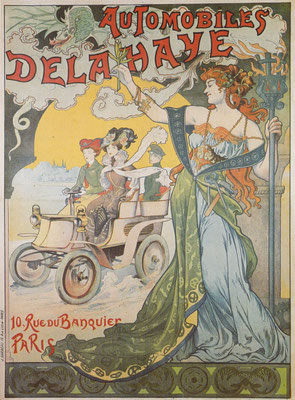 Affiche Delahaye uit ~ 1898.