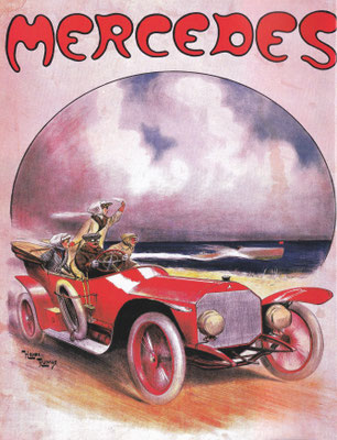 Affiche voor Mercedes van Henri Rudaux.