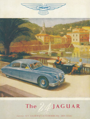Nederlandse advertentie voor Jaguar uit 1957.