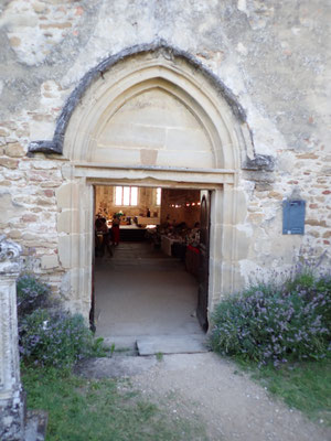 Prieuré de Charrière - Entrée de la chapelle