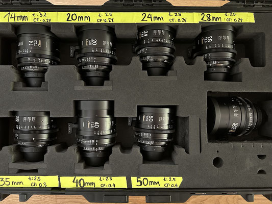 Puhlmann Cine - Sigma Classic Art Prime Cine Lens