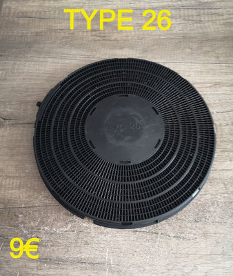 FILTRE DE HOTTE : TYPE 26
