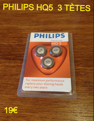 LAMES DE RASOIR : PHILIPS HQ5  3 TÈTES