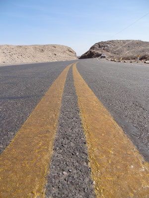 Road on the desert