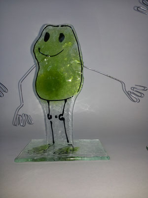 Glasdekoration "Frosch"