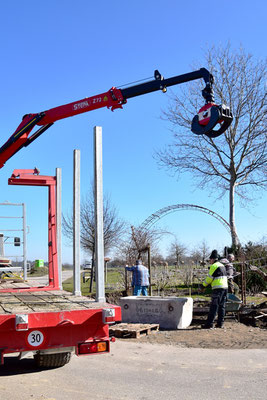 02.03.2021 - Baustelle neuer Eingang - building site new entrace