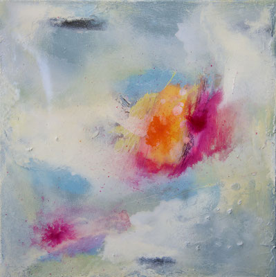 Acryl-Mix mit Resin 40x40x4 cm   nicht mehr verfügbar