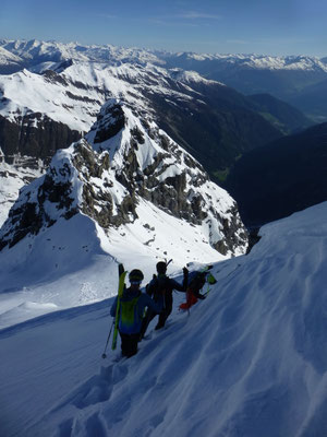 Absiteg zum Skitdepot