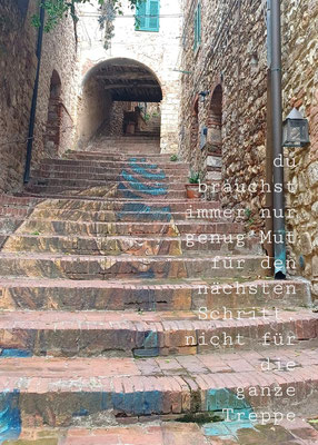 Mut für den nächsten Schritt