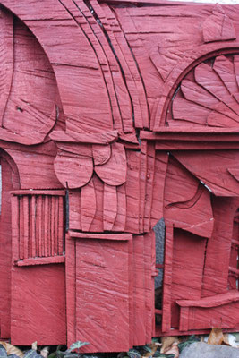 Holzrelief Hamburg