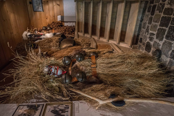 Sylvesterkläuse im Appenzeller Brauchtumsmuseum, Urnäsch