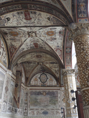 Deckenkunst im Palazzo Vecchio