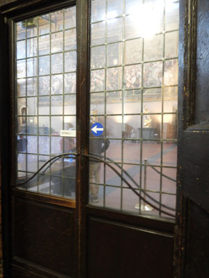 Eingang zum Sala dei Cinquecento im Palazzo Vecchio