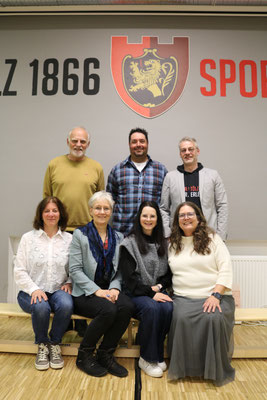 (v.l.nr.) Johanna Schellhorn, Matthias Wilke, Anke Matthäi, Thomas Benedikt, Monika Agricola, Michael Ernst, Christiane Clarke