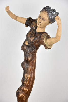 Tree-People, Keramik-Rebenholz, ca. 90 cm