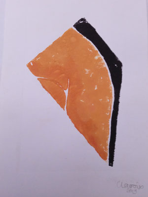 fragment de corps - gravure 