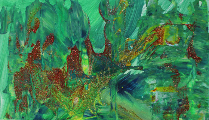 Mixed Media auf Papier