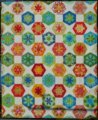 Maschinenquilting von Patricia mit Handyquilter.