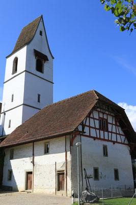 Kirchturm und Spittelscheune von 2017.
