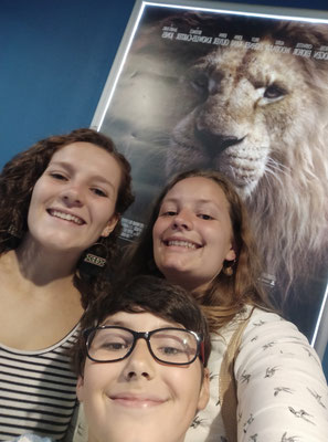 Avec Nathan et Coralie, nous sommes allé voir "Le Roi Lion".