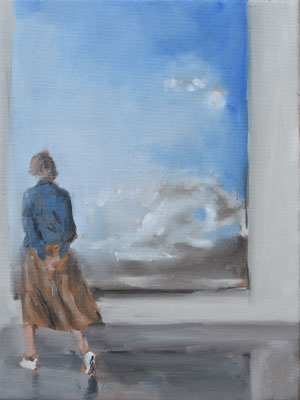 Sky, 2021, Öl auf Leinwand, 40 X 30cm, Privatbesitz