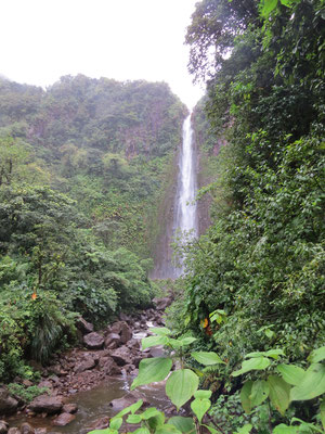 La deuxième chute du Carbet.