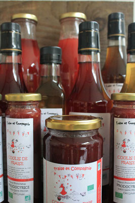 confitures, sirops, vinaigres © fraise et compagnie