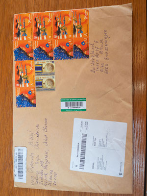 Anfang November hat Rita Post von Oleksander aus der Ukraine erhalten.