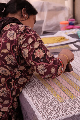 Blockprint erleben in Delhi: Retreat für Kreative mit Textildruck-Kurs, Dachterrassen-Werkstatt & familiärem Flair.
