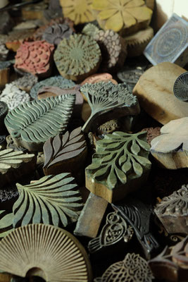 Indische Blockprint Stempel aus Holz