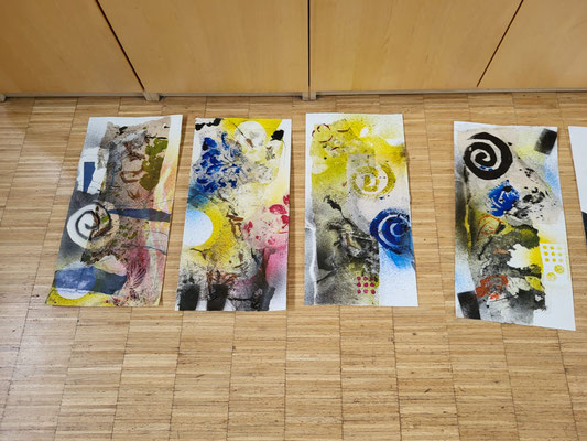 Arbeiten auf Papier von Brigitte Baumann