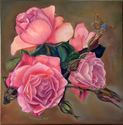 "Rosen" (40×40cm) 2019