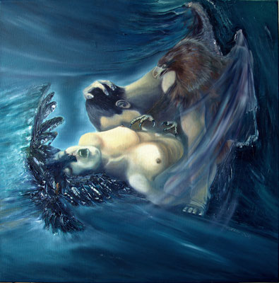"Begierde" (90×90cm) 2013
