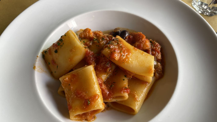 Pasta mit Stockfisch