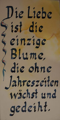 Die Liebe - 30x60 cm