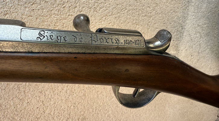 fusil chassepot 11 mm siège de Paris guerre 1870
