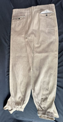 Pantalon tropical « Tropen Überfallhose » en tissu kaki clair côtelé