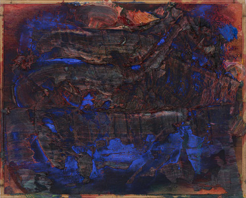 Gottfried Mairwöger, Sekundenbild, Öl auf Holz, 40 x 50 cm - verfügbar