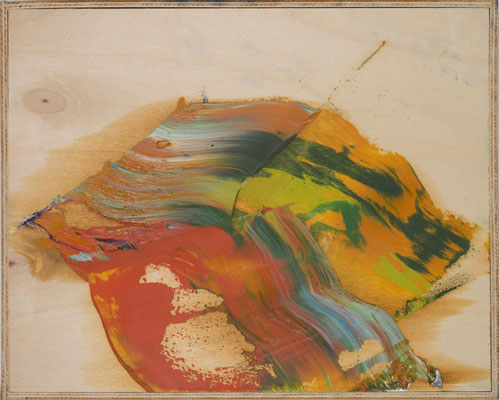 Gottfried Mairwöger, Sekundenbild, Öl auf Holz, 50 x 40 cm - verfügbar