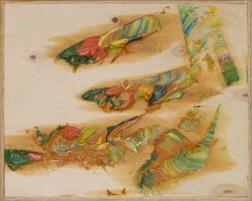 Gottfried Mairwöger, Sekundenbild, Öl auf Holz, 40 x 50 cm - verfügbar