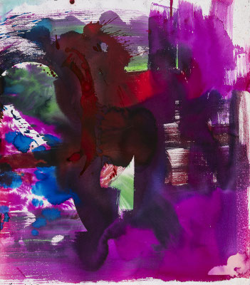 Gottfried Mairwöger, Ohne Titel, Aquarell auf Papier, 70 x 60,5 cm - verfügbar