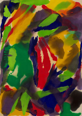 Gottfried Mairwöger, Ohne Titel, Öl auf Leinen, 235 x 166 cm - Privatsammlung