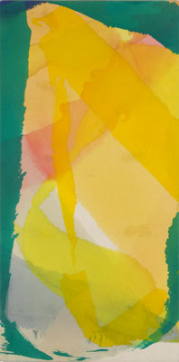 Gottfried Mairwöger, Tantris, Öl auf Leinen, 1981, 162,5 x 80,5 - österreichische Privatsammlung