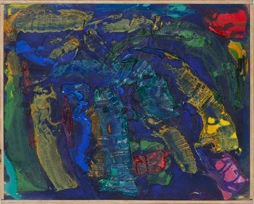 Gottfried Mairwöger, Sekundenbild, Öl auf Holz, 40 x 50 cm - verfügbar