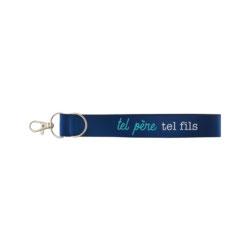 <FONT size="5pt">Porte-clés Tel père tel fils bleu - <B>3,00 €</B> </FONT>